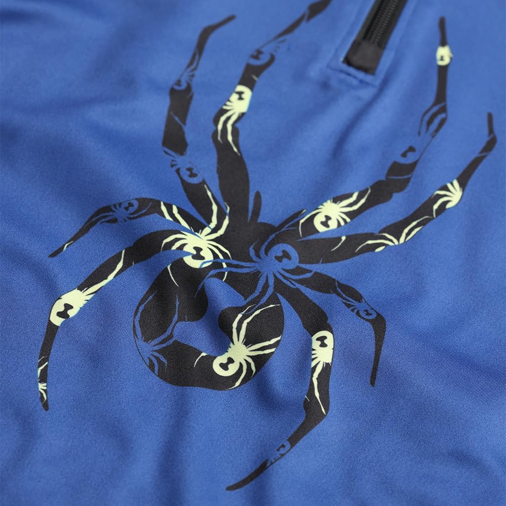 Spyder Boy's Bug 1/2 Zip Top (Toddler/Little Kids) Electric Blue 2T Toddler