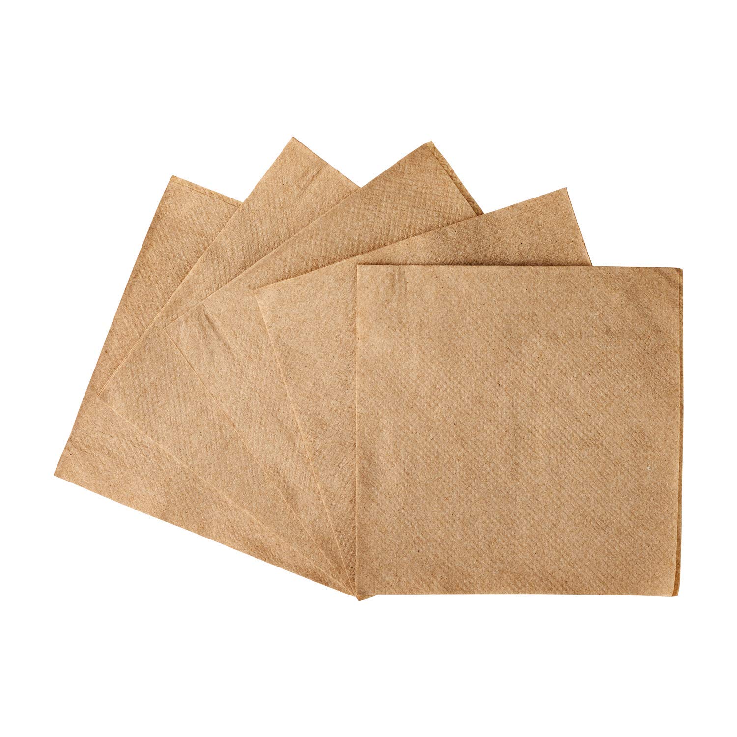 Karat [4000 ct - 4.5 x 4.5] Premium Kraft Cocktail Napkins - Beverage Napkins for Bars, Restaurants, Parties - 9 x 9 Unfolded (KN-B99-1K)
