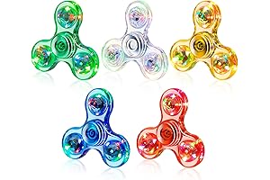 FIGROL Fidget Spinners for Kids: Pack of 5 Light-Up Fidget Toys for...