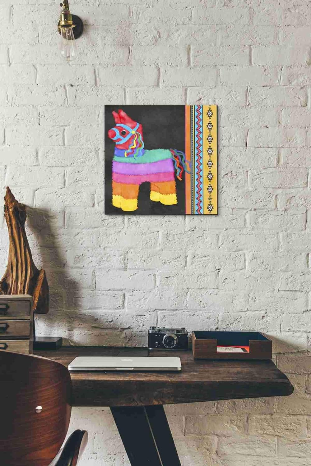 Epic Graffiti 'Pinata Party I' by Jade Reynolds Canvas Wall Art, 12"x12"
