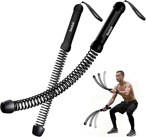 Desata a la bestia Cuerdas de batalla inalámbricas Soulyis para gimnasio en casa, cuerda de entrenamiento inalámbrica, equipo de fitness para