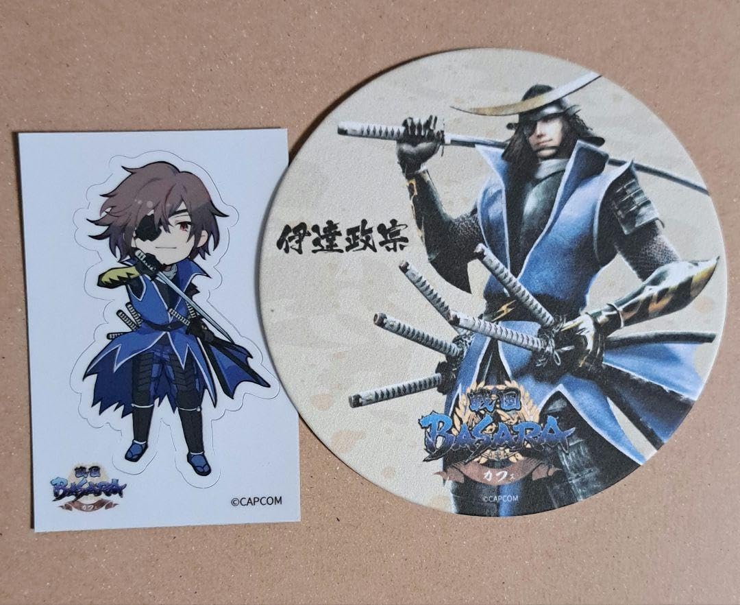 戦国BASARA 伊達政宗 ステッカー 特典 池袋AK カフェ