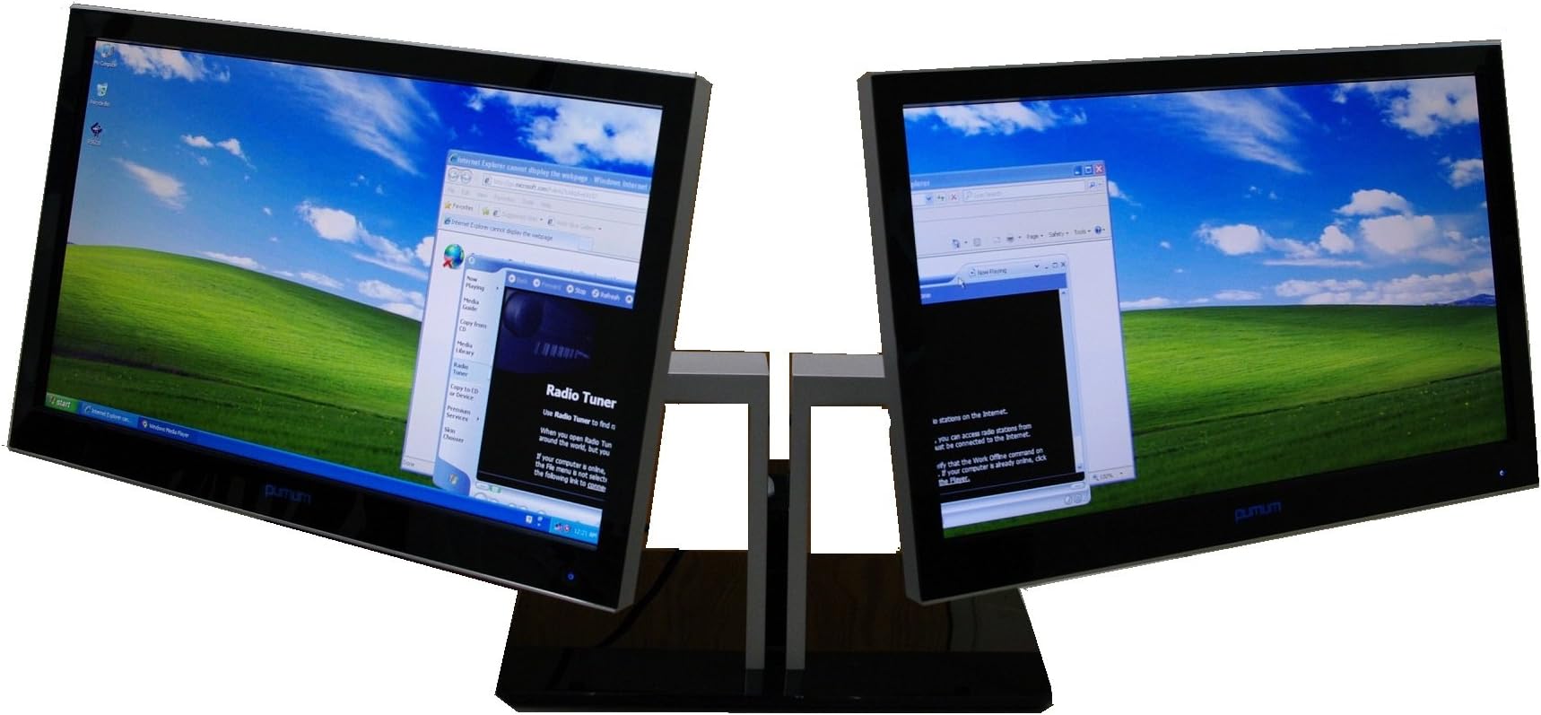 Upstar Pumum DVI VGA GS80 18.5-Inch Screen LCD Monitor