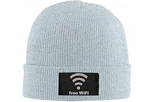 American Flag Embroidered Wifi Bluetooth Beanie Hat