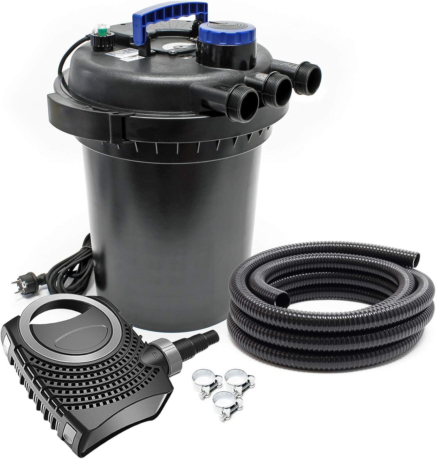 SunSun CPF-180 zestaw do 6000 l 11 W UVC NEO2800 pompa wąż zestaw filtrów do stawu