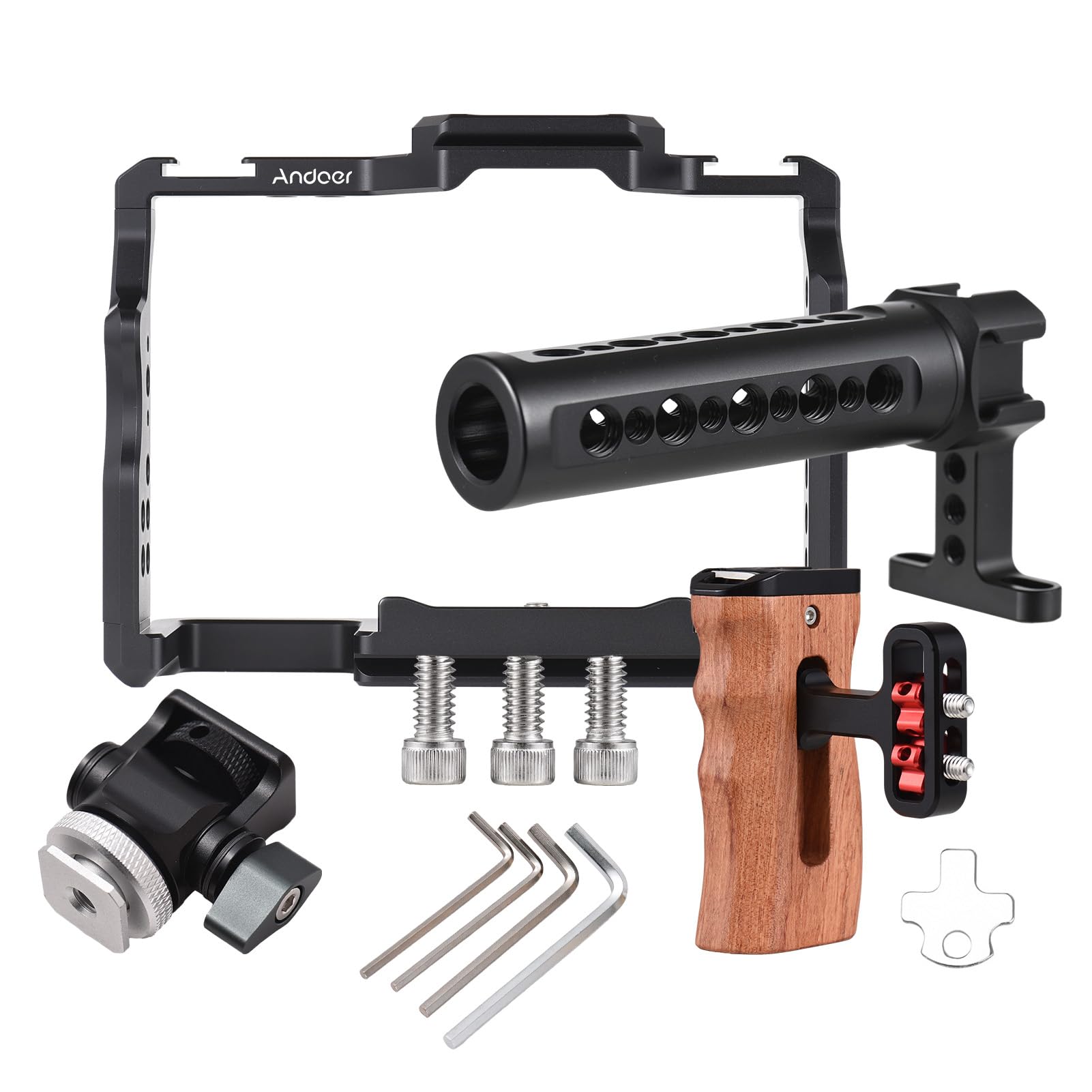 Andoer Camera Rig Stabilizer Aluminum Alloy For Sony A7iv A7iii