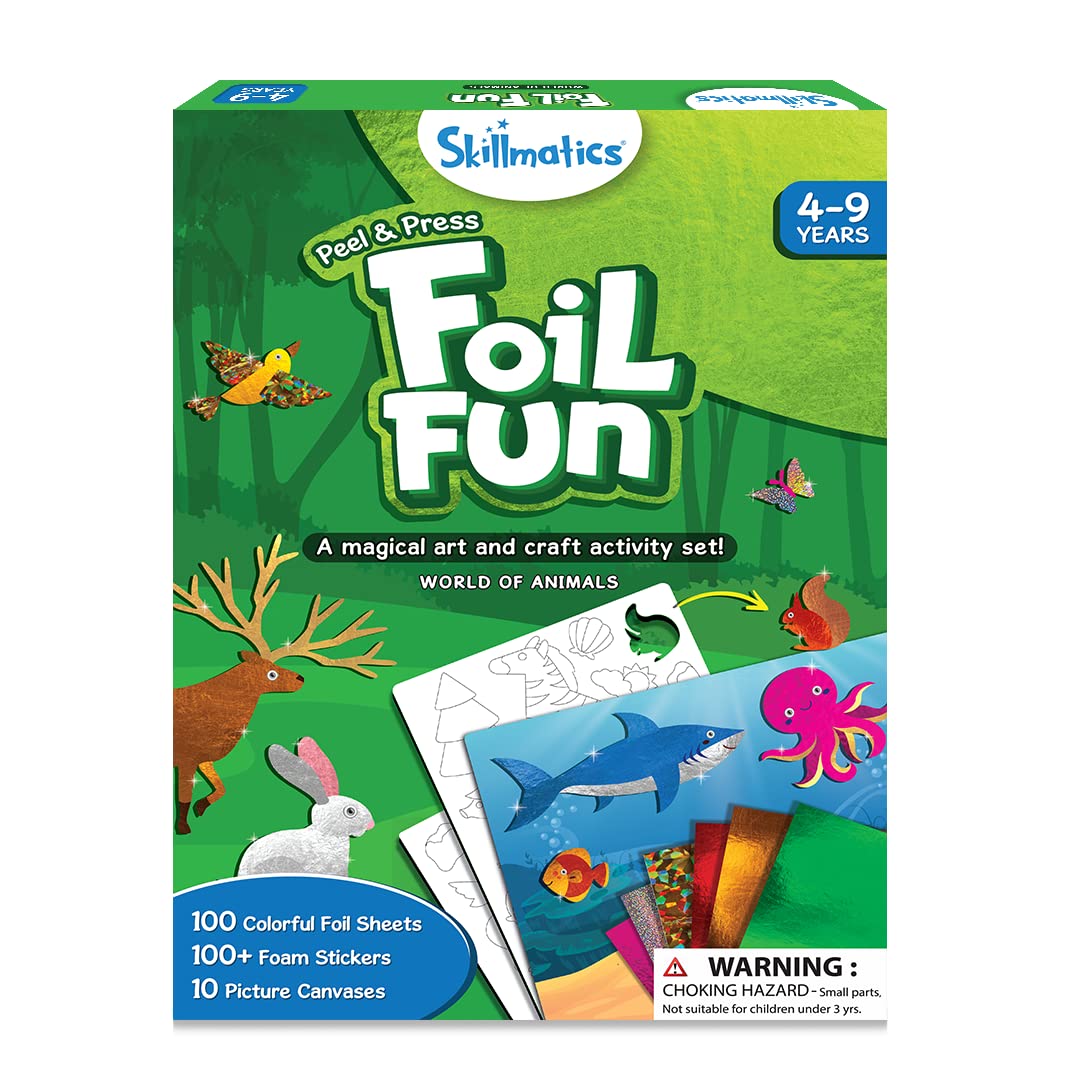 Buy Skillmatics Art & Craft Activity Foil Fun, No Mess Art, 10 Unique