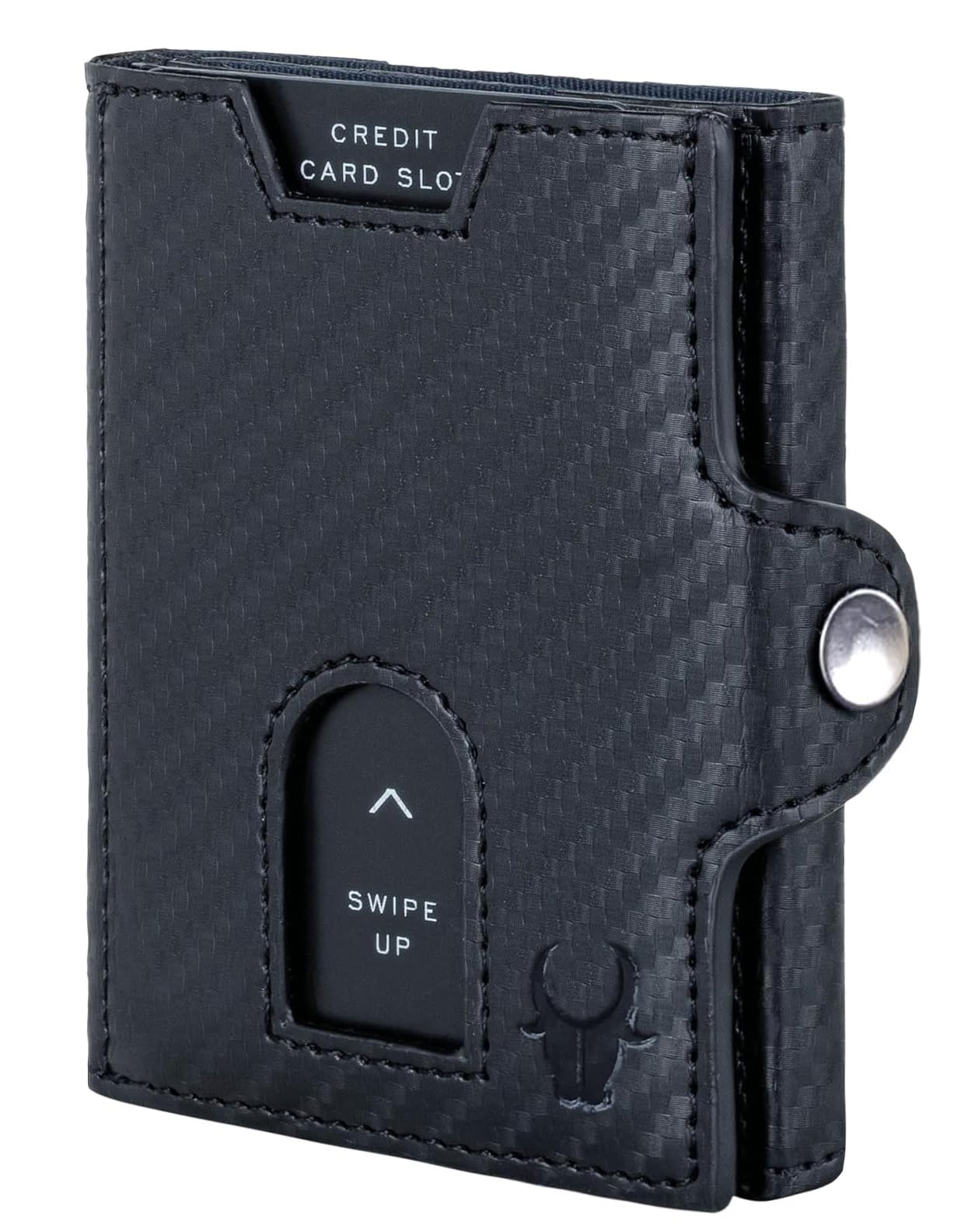 Carbon Fiber Leather Wallet for Men I Card Holder Wallet I Spacious I Handcrafted (Jade Black)-image-25