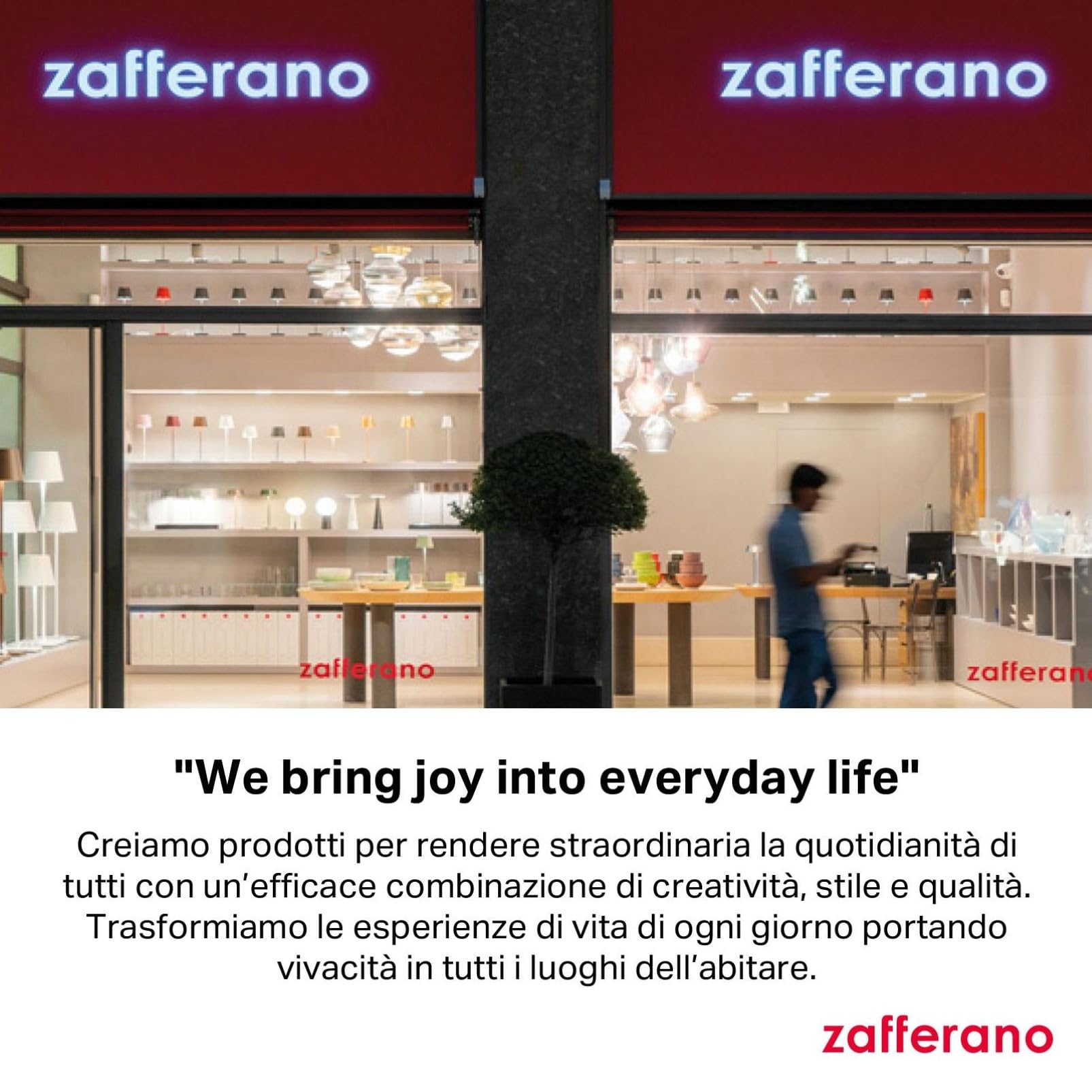 Zafferano, Lampada Angelina, Lampada da Tavolo Ricaricabile e Senza Fili con Controllo Touch e con Testa Orientabile, Adatta per Interni, Dimmer, 2200-3000 K, Altezza 26 cm, Colore Rosso
