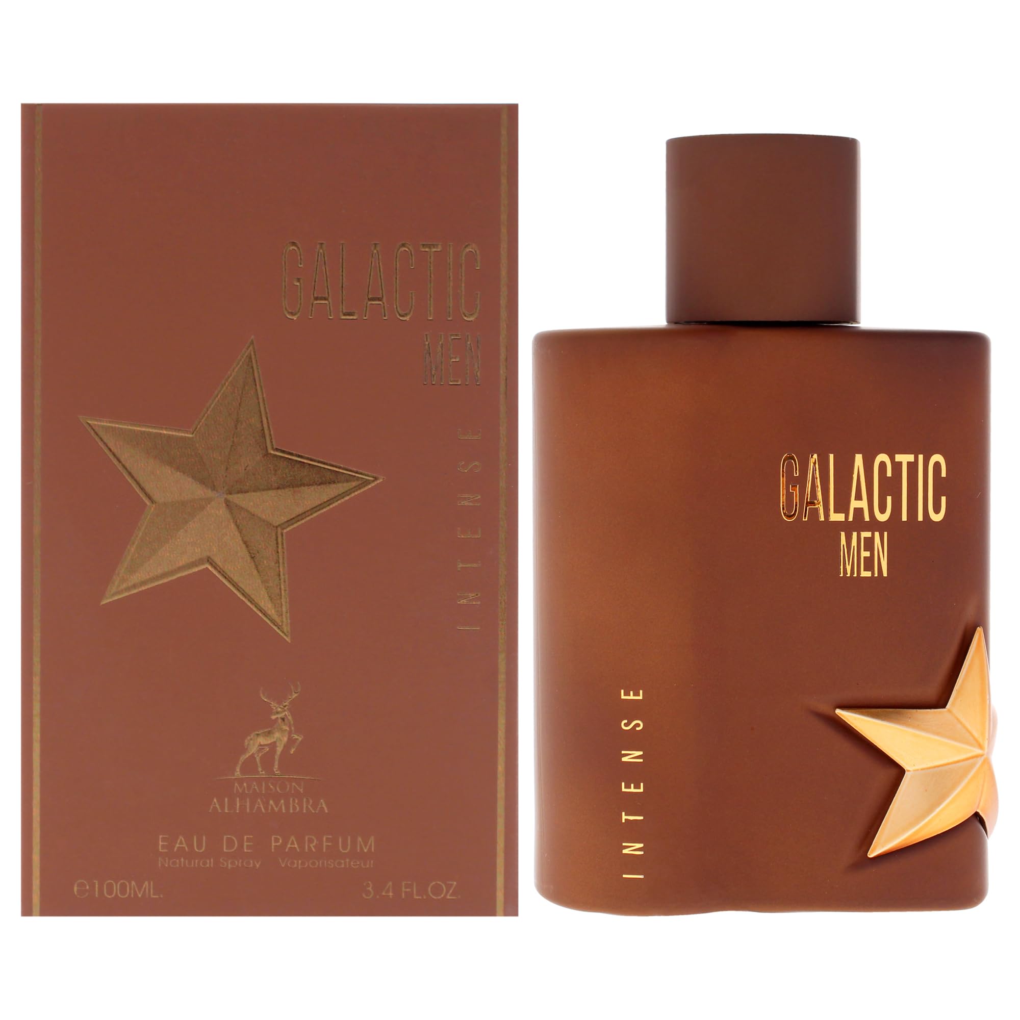 Galatic Intense by Maison Alhambra for Men - 3.4 oz EDP Spray