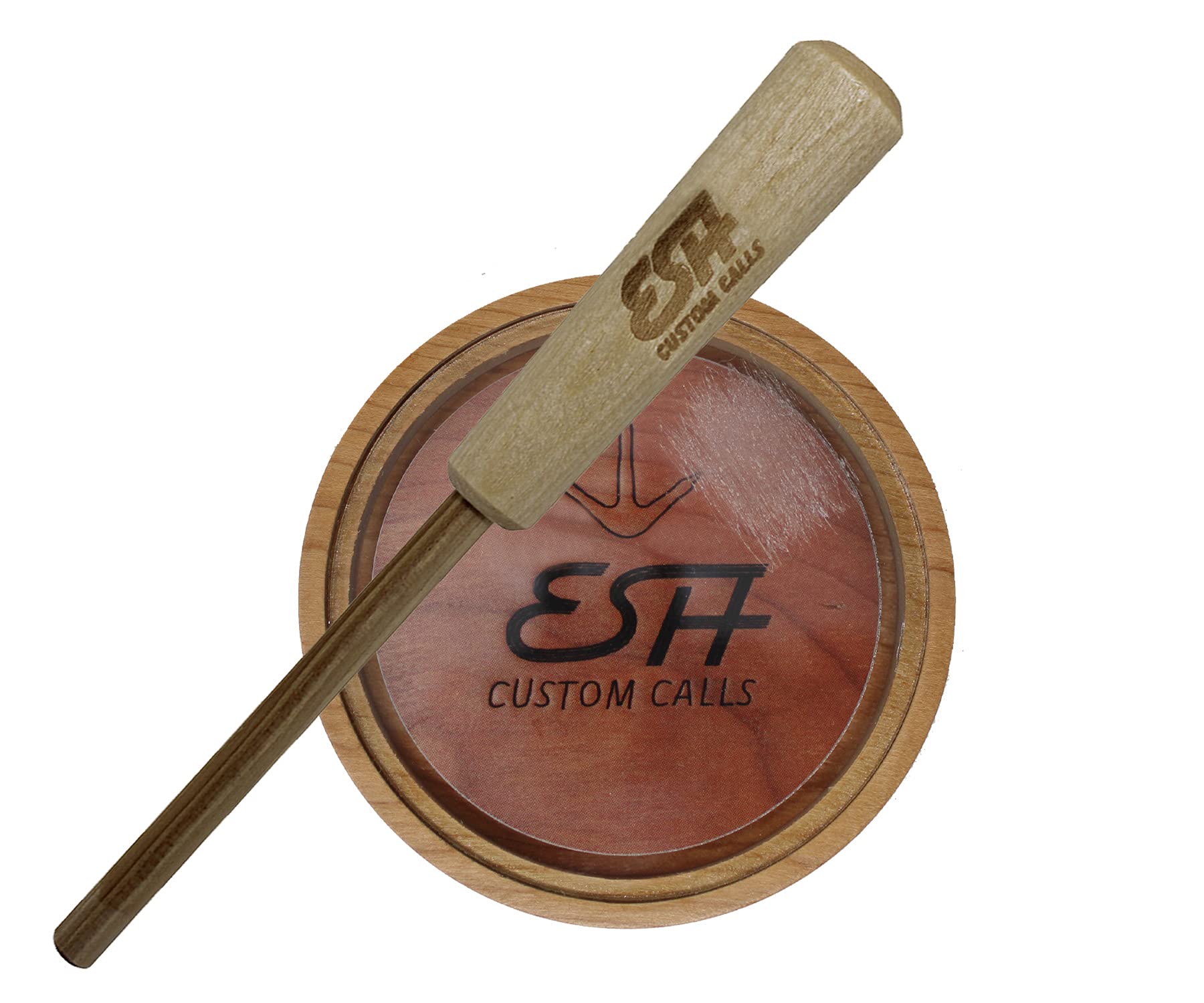 Esh Custom Calls Turkey Call with Hickory Striker | Pot Pan Turkey Calls for Hunting