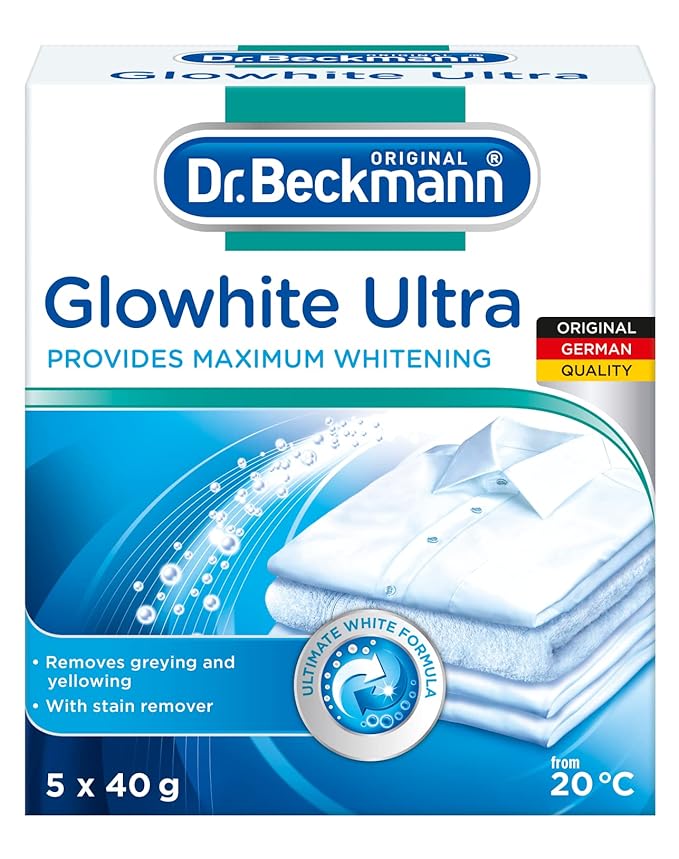 Dr. Beckmann Glowhite Ultra Fabric Whitener with Stain Remover for