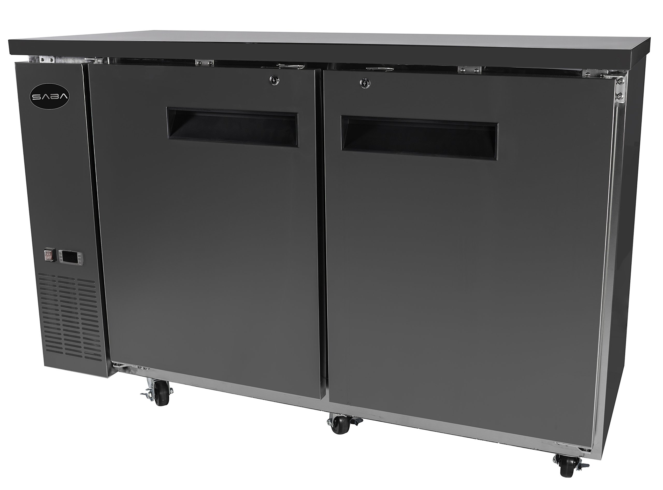SABA 48" Two Solid Door Back Bar Cooler on Fridge.com - View 3