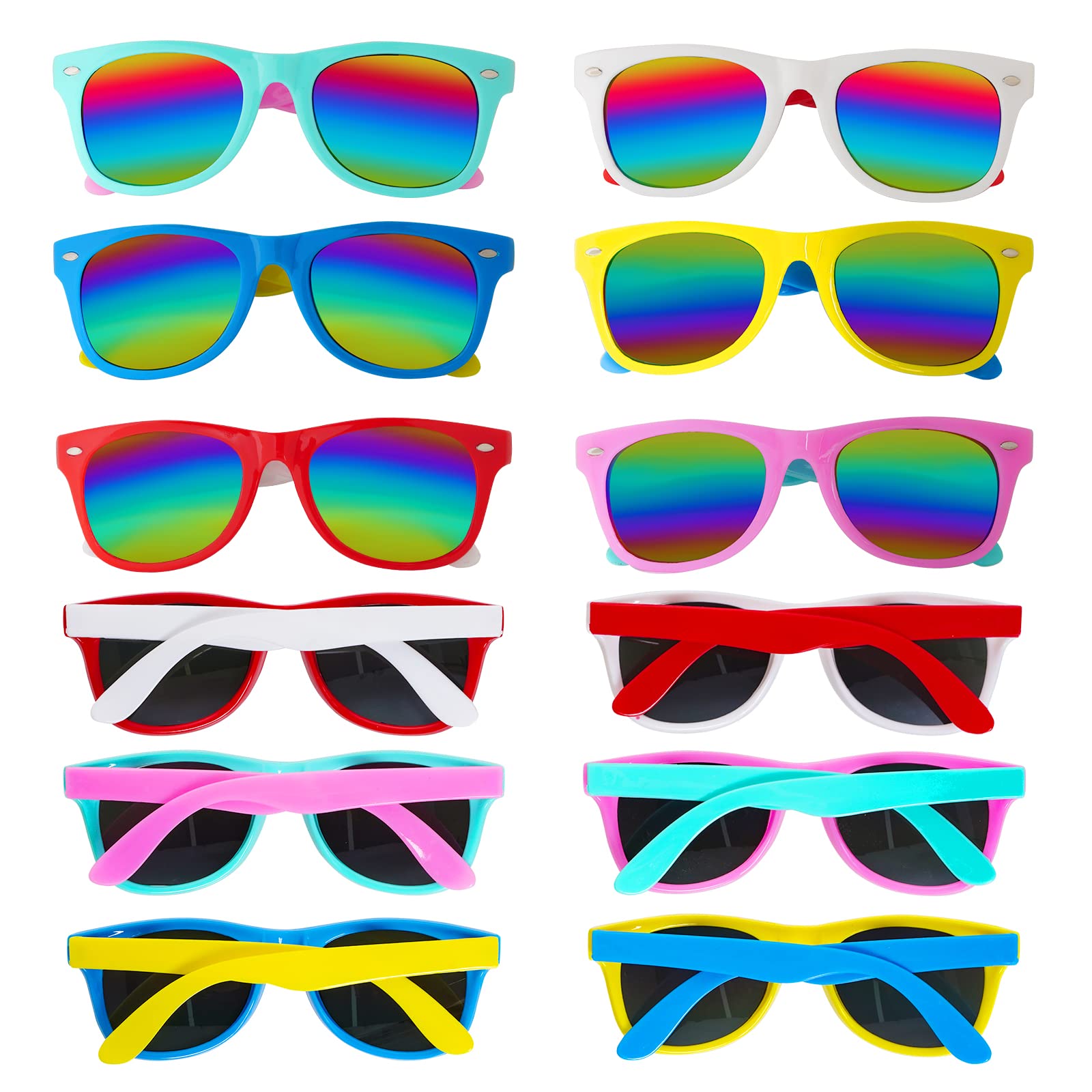 YymobtFavor Sunglasses Gifts Packs Sunglasses, 12 pack Easter Halloween Party Sunglasses Classroom Graduation Birthday Supplies for Celebration