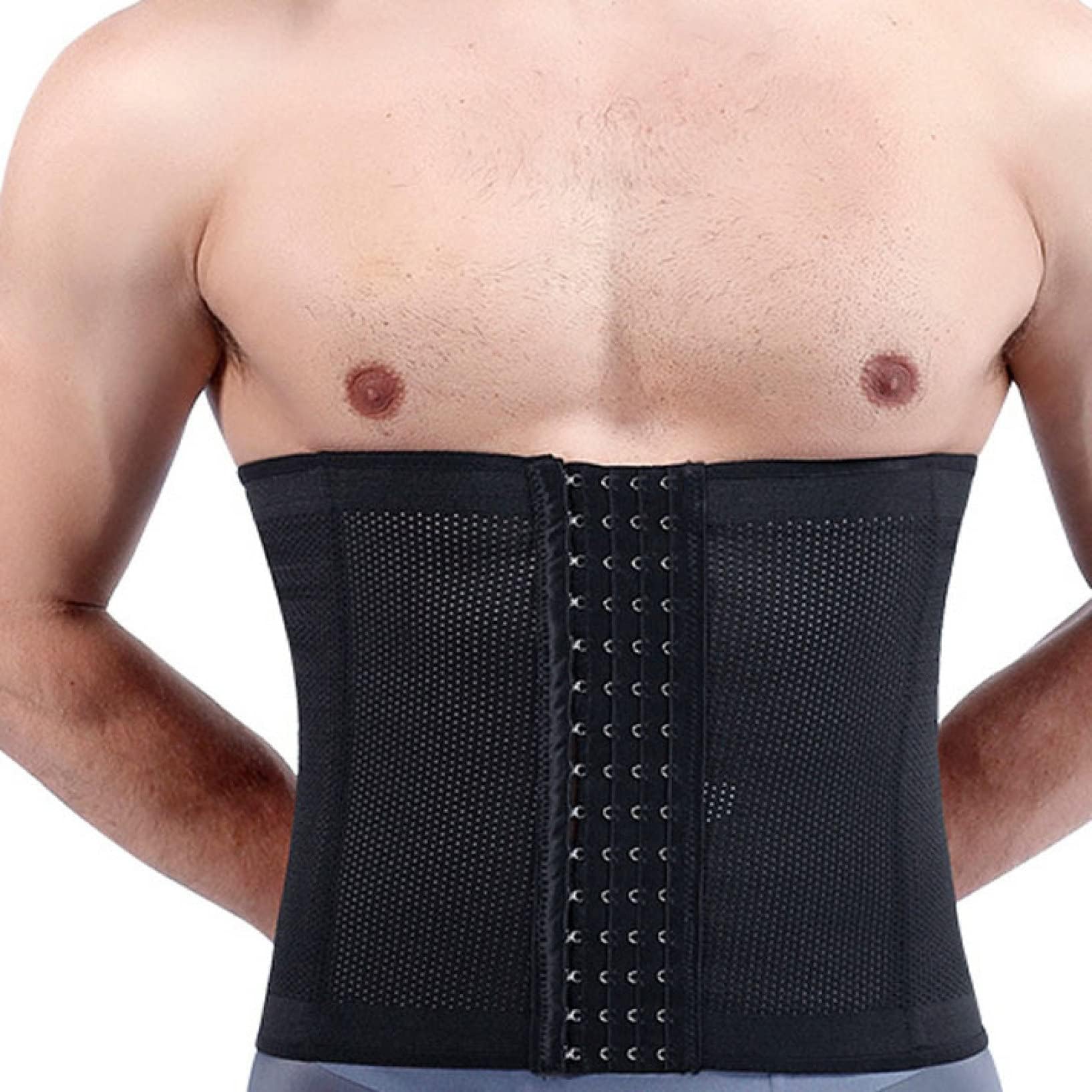 Adjustable Waist Training Trimmer for Men, Fitness Abdominal Strap Shapewear - Breathable Tummy Control Workout for Abdominal Wrap