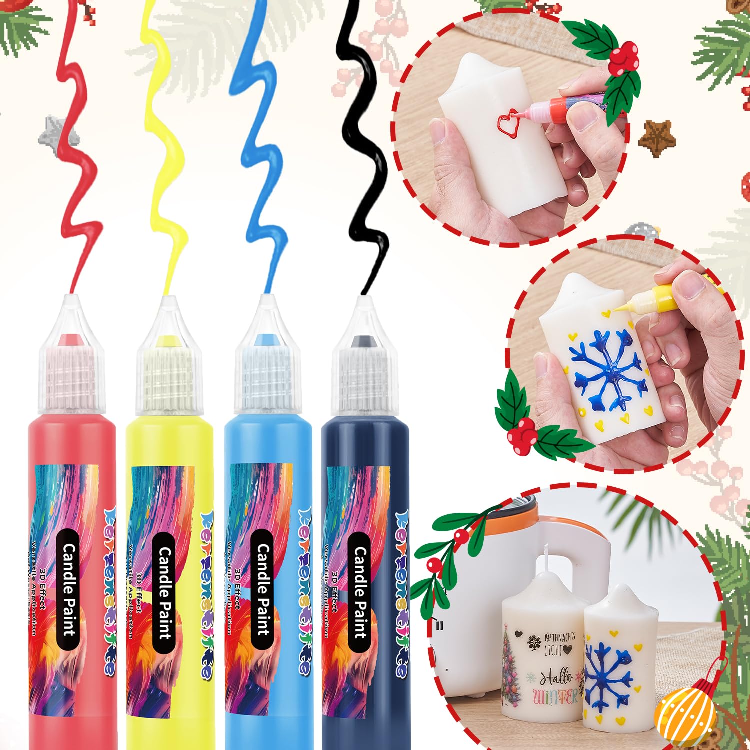Ksedcon Kit per realizzare candele fai da te per adulti principianti con stampi | Kit per sciogliere la cera, pastelli ad acquerello e oli profumati, con misurino