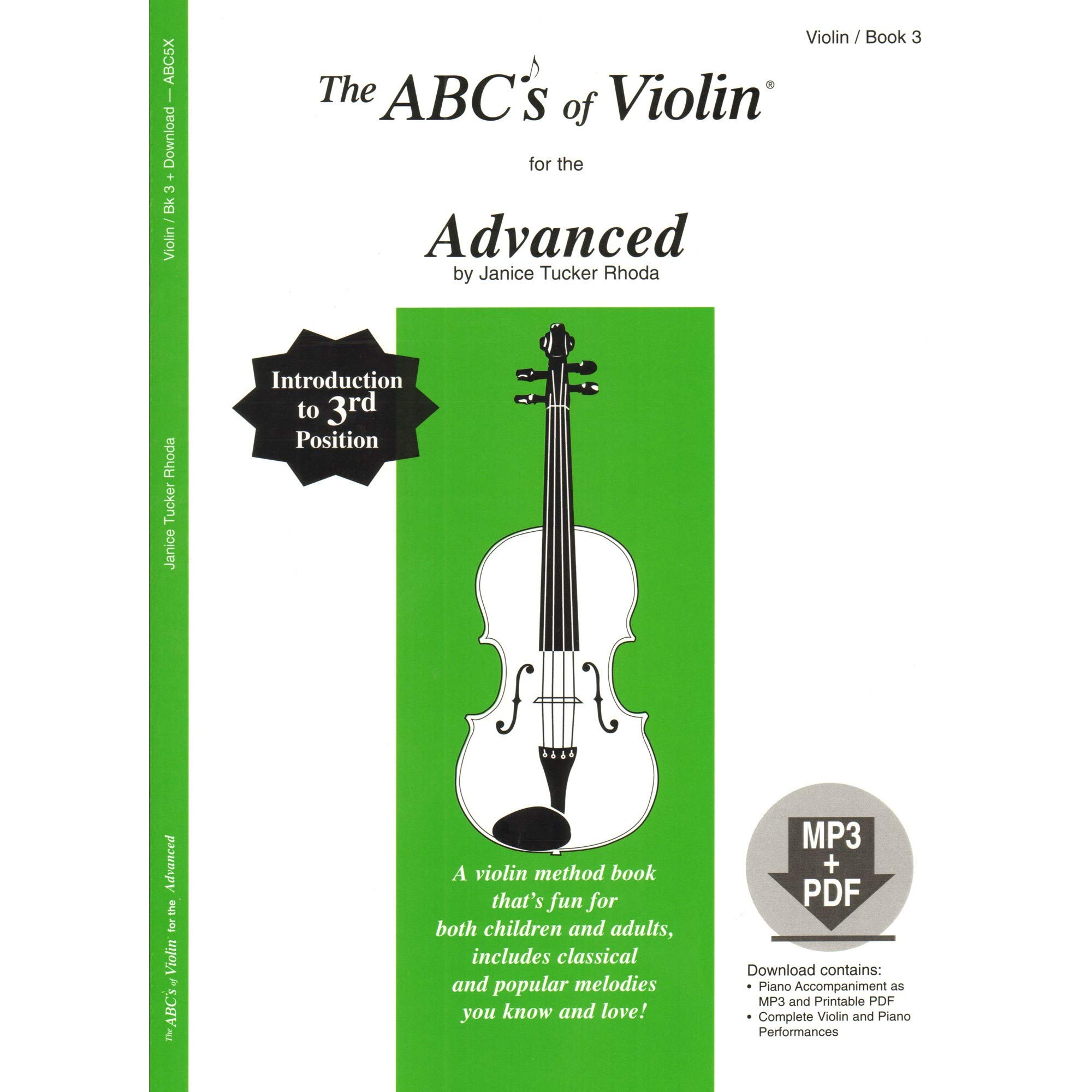 The ABCs of Violin for the Advanced, Book 3 (Book & MP3/PDF)