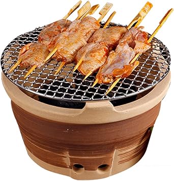 Old-Fashioned Barbecue Stove, Camping Wood Stove,Charcoal Stove, Household China-Style hot Pot Stove, tandoor, Commercial Clay Barbecue and Tea Stove,for Outdoor Cooking PicnicLarge