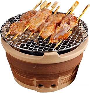Old-Fashioned Barbecue Stove, Camping Wood Stove，Charcoal Stove, Household China-Style hot Pot Stove, tandoor, Commercial Clay Barbecue and Tea Stove，for Outdoor Cooking Picnic(Small)