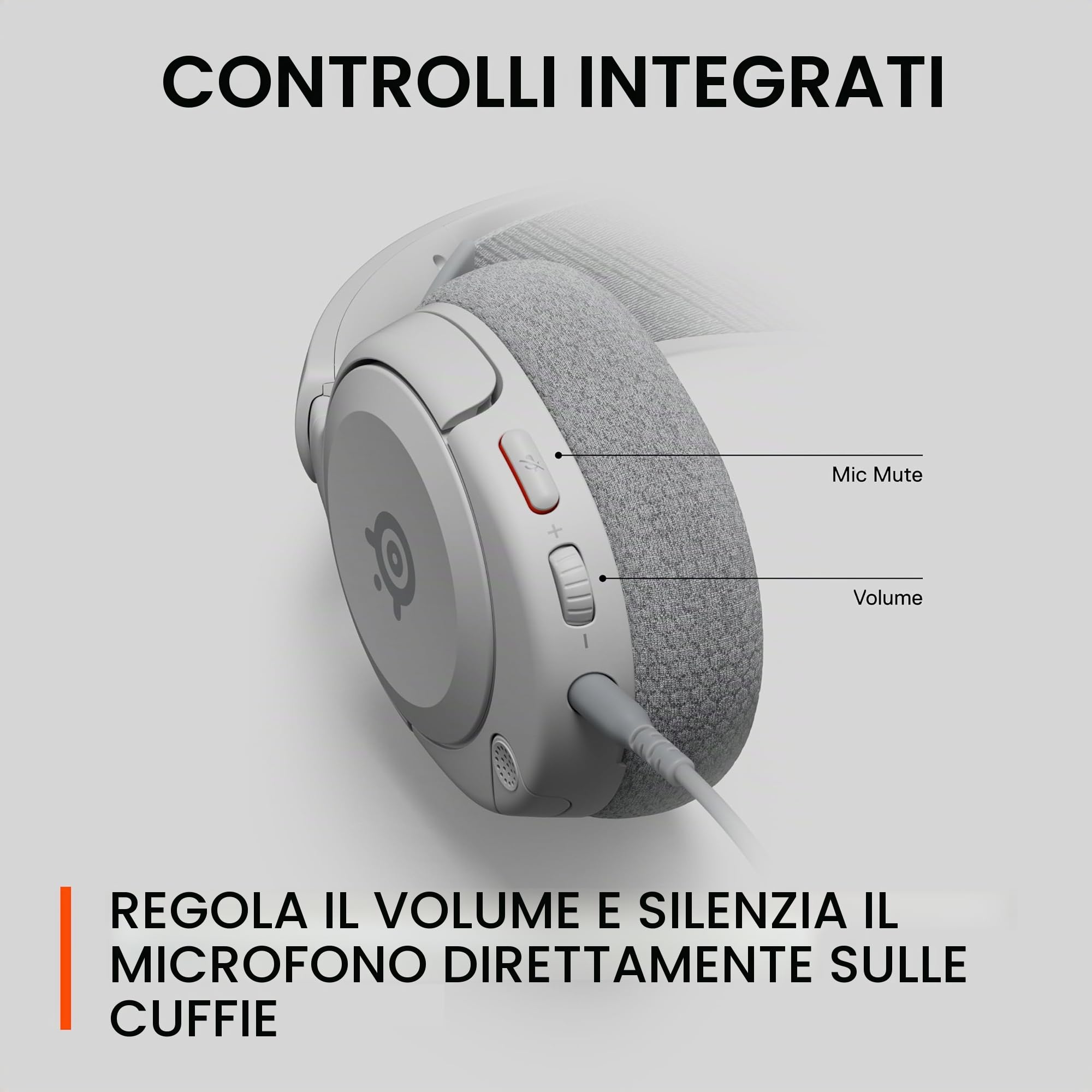 SteelSeries Arctis Nova 1P Cuffie da gioco multi-sistema - Driver Hi-Fi - Audio spaziale a 360° - Design confortevole - Durevole - Leggero - Microfono con cancellazione del rumore - PS5/PS4, PC, Xbox,