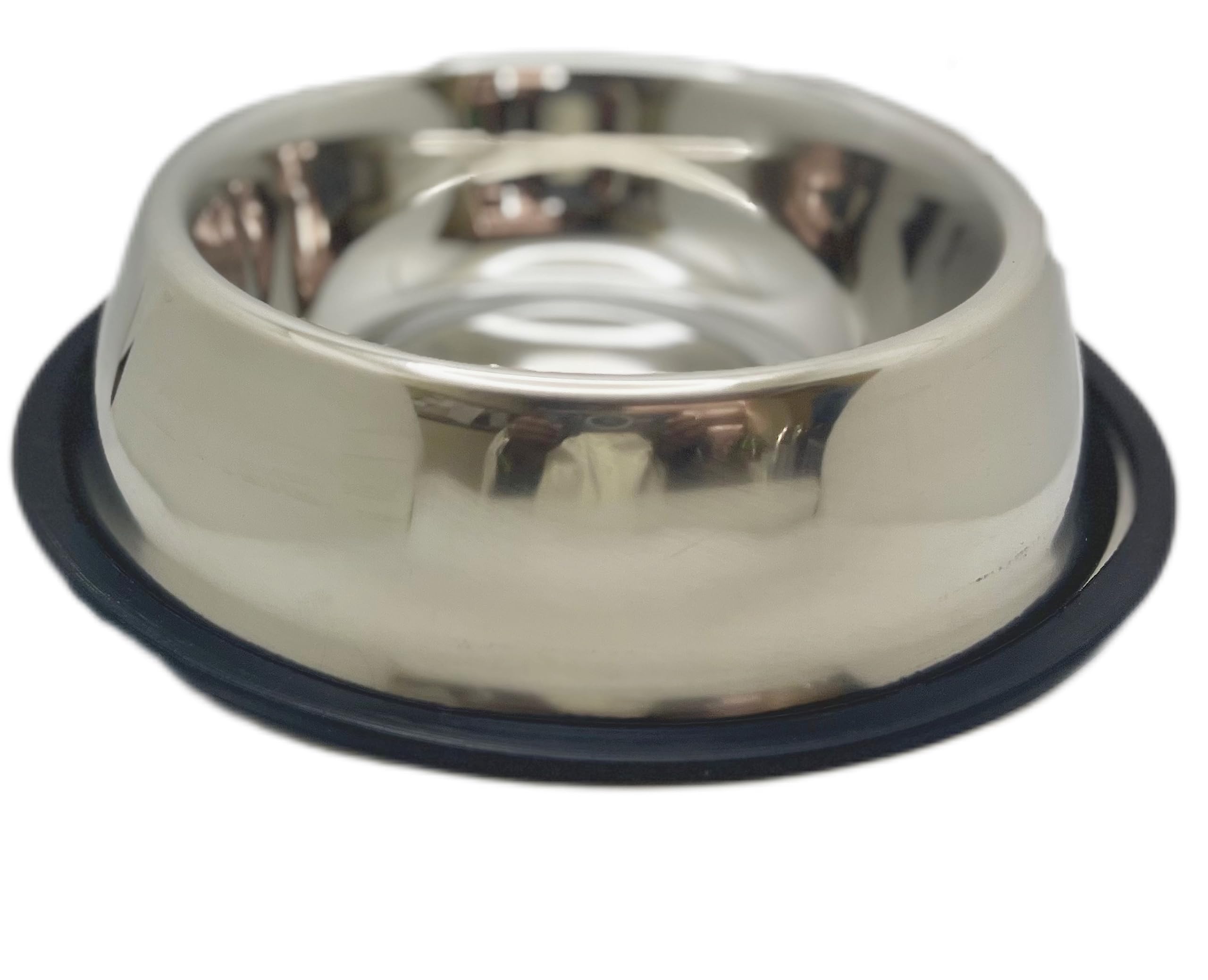 Petology Black Ring Stainless Steel Cat & Dog Food and Water Bowl I Non-Toxic & 100% Safe for Pets | Non-Skid Bottom Food/Water Bowl- Small (B0CBS9W7BM) Amazon Price History, Amazon Price Tracker