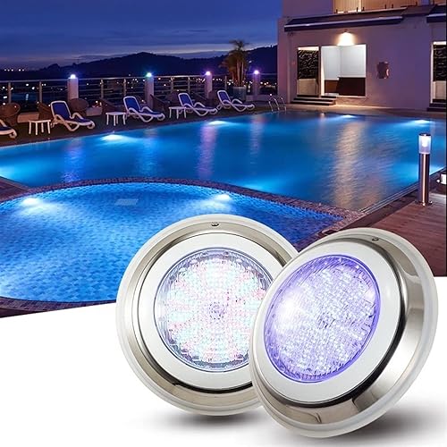 Miniatura 3 de Luz LED de piscina de acero inoxidable IP68 impermeable 12V al aire libre RGB luz subacuática estanque LED Piscina Luz Lámparas sumergibles (color
