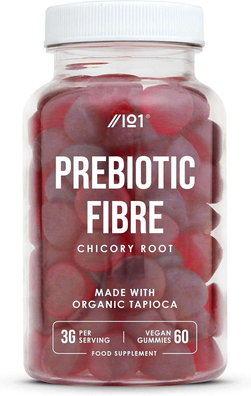 Prebiotic Fibre Gummies 3g Organic Chicory Root Inulin, BlackBerry