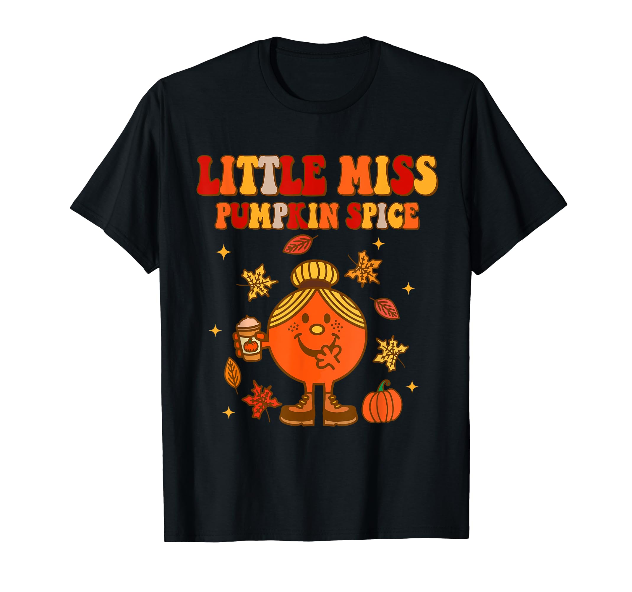 Little Pumpkin Spice Miss Cute Fall Pumpkin Thanksgiving T-Shirt