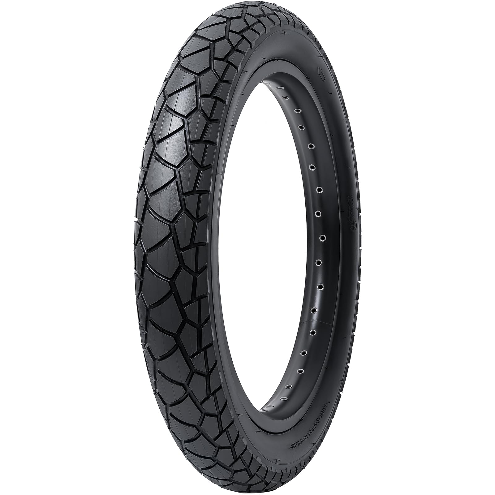 YUNSCM 2-PCS 20 pollici Fat E-biciclettat pneumatici 20x3.0/76-406 and 20 pollici bicicletta camera d'aria Schrader Valve Compatible with Electric bicicletta 20x3.0 All-Terrain Directional Tread