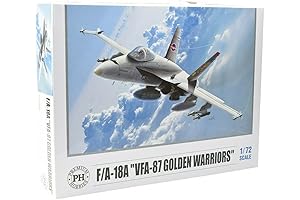 Premium Hobbies F/A-18 VFA-87 Golden Warriors 1:72 Scale Plastic Model Airplane Kit...