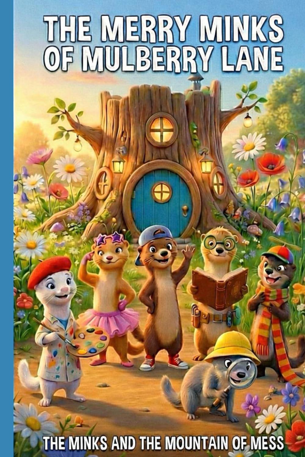 The Minks and the Mountain of Mess: A Rhyming Story About Teamwork and Tidy-Up Time (The Merry Minks of Mulberry Lane Book 1)