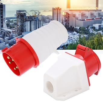 Industrial Plug 5Pin Connector 16A 3Phase IP44 Waterproof 220 380V 240 415V 3P N E for Outdoor Lamp Agriculture Tools Accesories