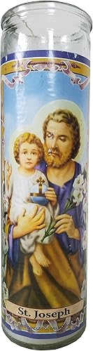 San José (San Giuseppe) - Vela de pilar devocional
