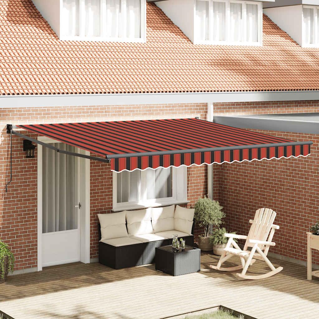 Auvent rétractable 4x3 m pour bloquer la chaleur sur terrasse et grand balcon