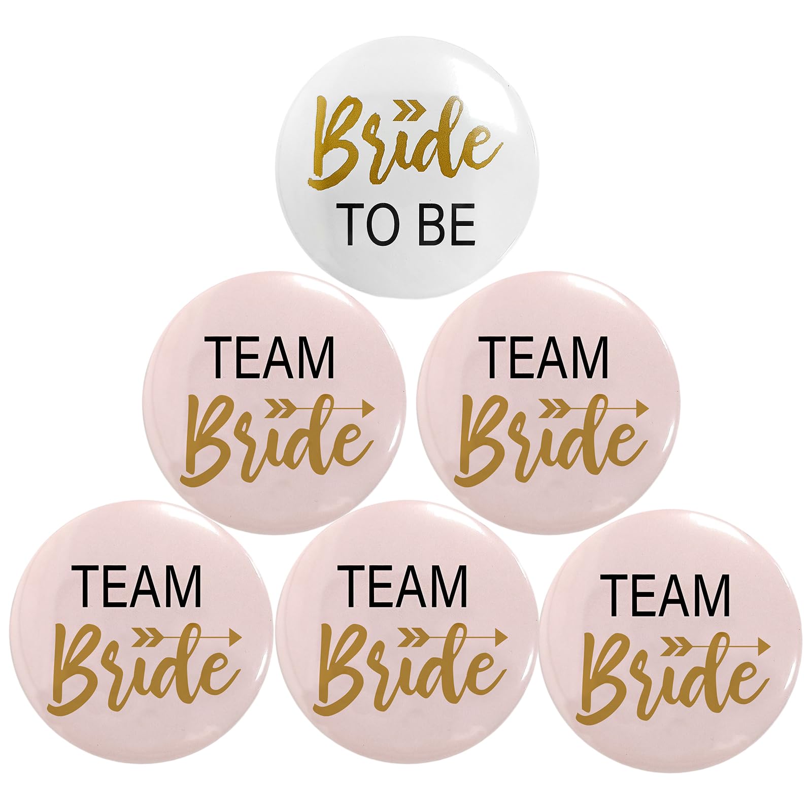 CPYJWJga Buttons Set,Team Bride Jga Accessoires Frauen Buttons Anstecker Jga Frauen Buttons Anstecker Junggesellinnenabschied Accessoires Und Hochzeitsfeier Party Polterabend