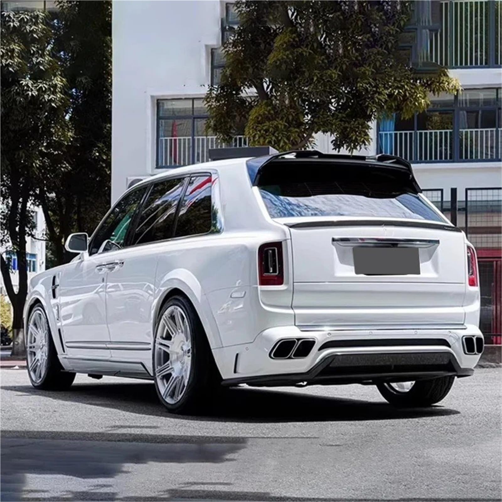 Dla Rolls Royce Dla Cullinan 2018-2025 Skrzydło Na Klapie Spoiler Bagażnika Lotka Tylny Dekoracja Zewnętrzna Samochodu Spojler Tylny Trunk Wing
