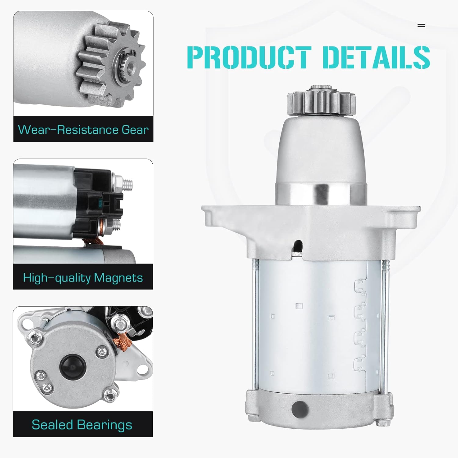 17875N New Starter for Toyota Avalon 05-18 Camry 02-17, for Venza 09-16, for Highlander 04-18, for RAV4 06-18, for Sienna 04-16 Solara 02-08, for Lexus RX330 RX350 ES330 ES350 NX200t Scion TC XB