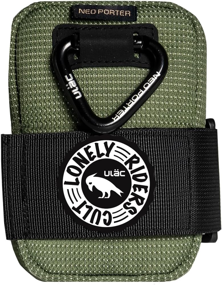 ULAC NEO PORTER RADTAIL VERVE Bike Saddle Bag- Water Resistant Bicycle Under Seat Pouch for Cycling Accessories Storage (Noir Grey)