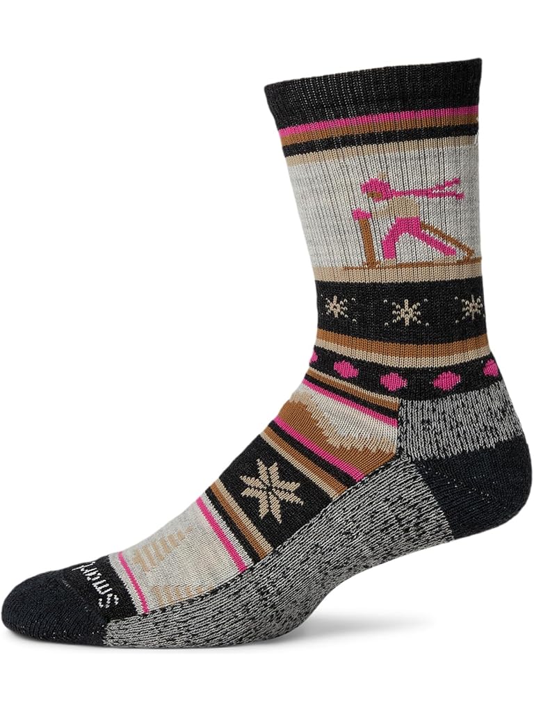 Gray Smartwool Everyday Cozy Alpine Apres Crew Socks