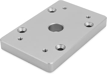 Trac Outdoors Pot Puller Adapter Plate - Designed for Trac Pot Pullers and Scotty Brand Products to be Installed on Cannon Brand Mounting Bases 69290