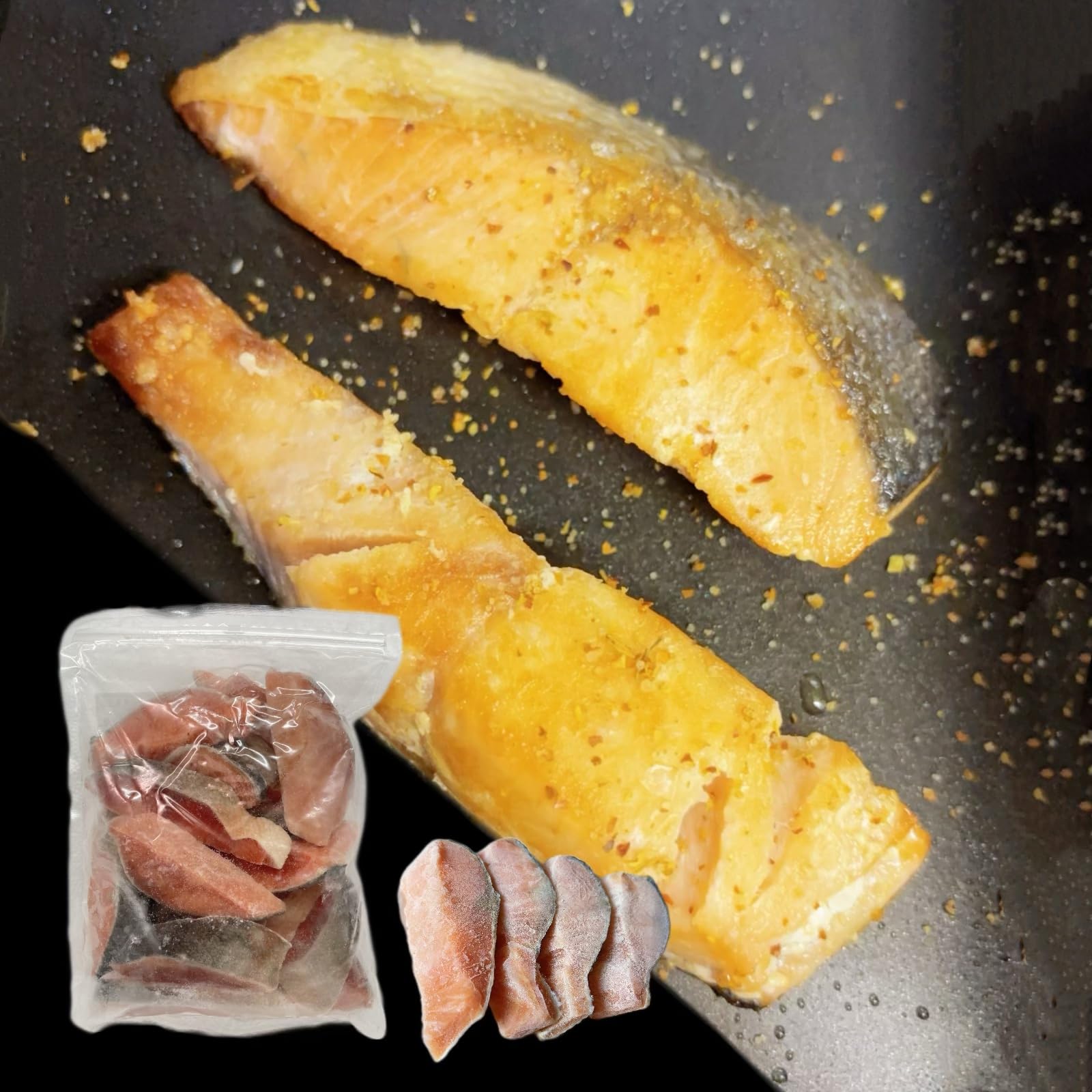 Amazon.co.jp: 【Persevere】秋鮭の切り身 北海道産 さけ 40g×20