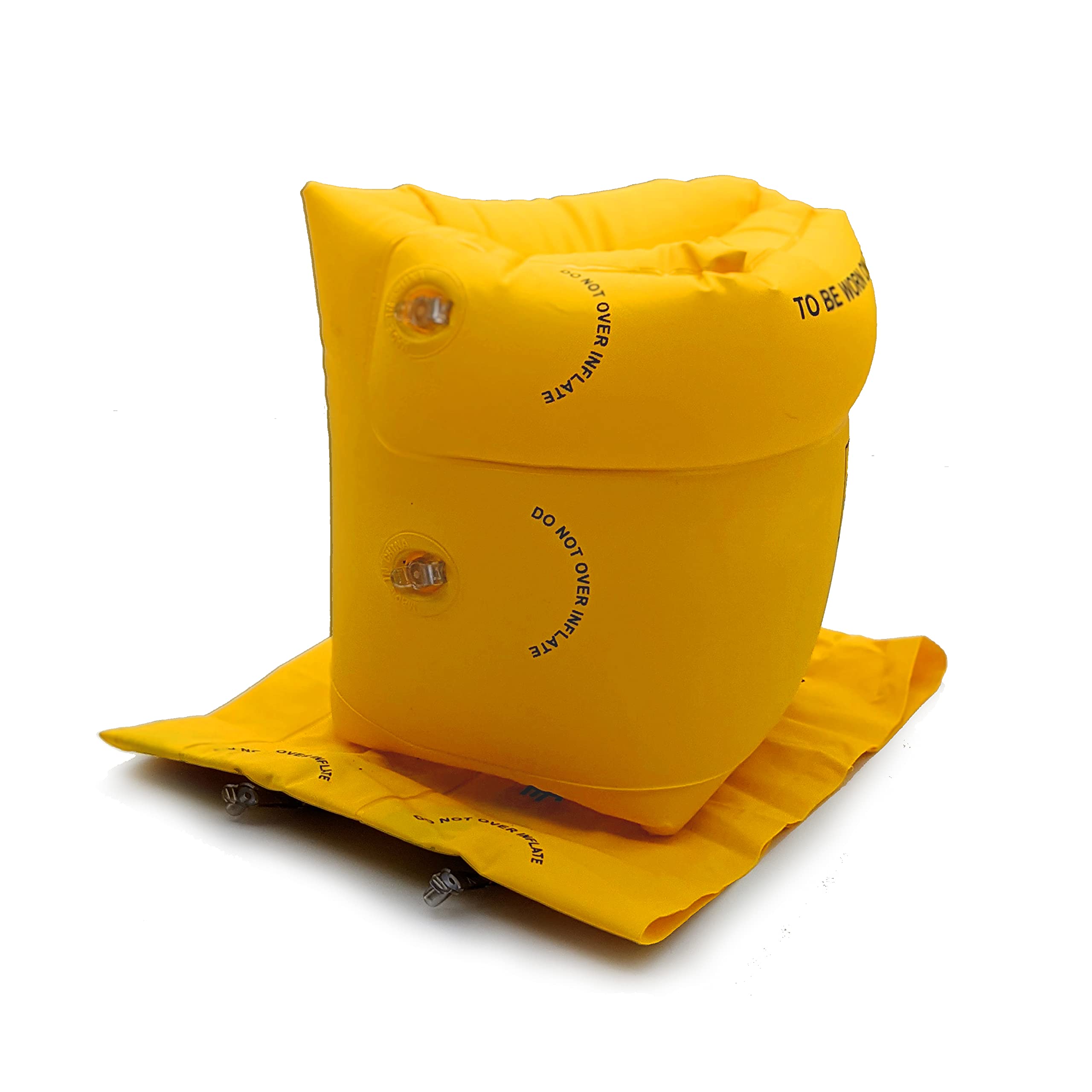 Arm Swim Floaties for Kids 5-7 - Inflatable Kids Arm Floaties for Pool - Wing Arm Band Swimmies - Perfect for Learning How to Swim for Kid and Adult (Yellow)