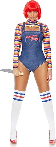 Miniatura 3 de Forplay Wanna Play - Disfraz gótico para mujer, disfraz de Halloween de 5 piezas