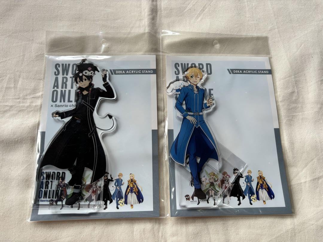 ソードアートオンライン SAO レア　キリト クロミ 特大アクリル サンリオB BANDAI NAMCO Entertainment - ソードアートオンライン SAO