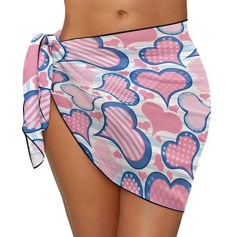 TODIYADDU Sarong Coverups for Women Plus Size Cover Ups for Swimwear Women Bikini Wrap Skirt Bathing Suit Cover