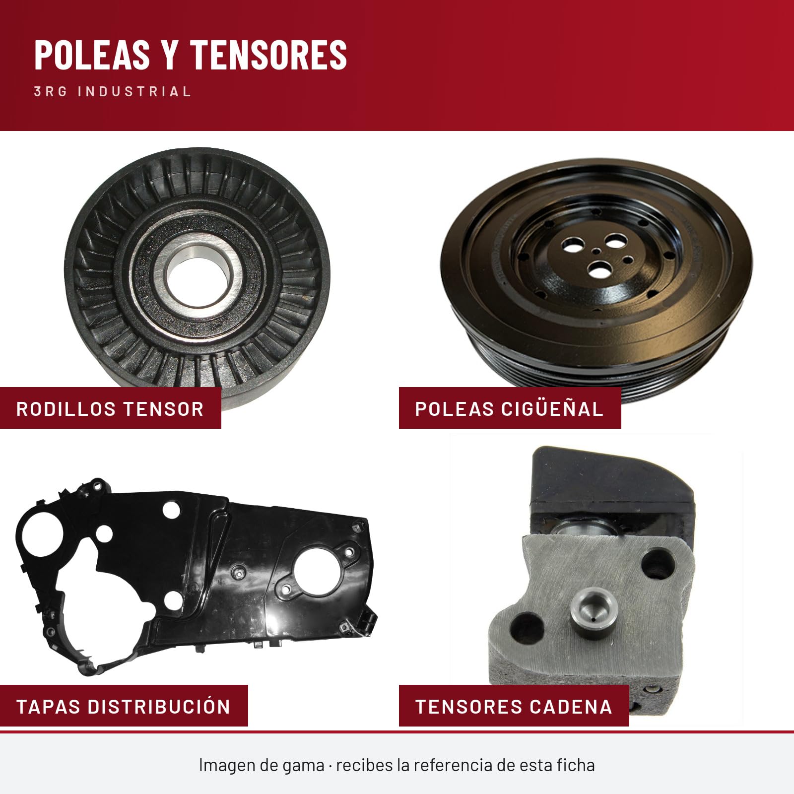 3RG INDUSTRIAL Kit tensor cadena 8 mm, OEM 0816J1, 0816J0, 0816F6, 0816F8, 9464474289, CHAIN: L: 200 mm; W: 13.3 mm