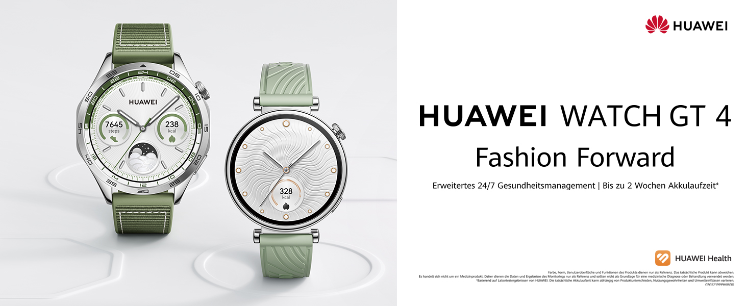 【未開封】HUAWEI WATCH GT 4 41mm green HUAWEI Watch GT 4 41 mm SmartWatch, Filigree Design, Up to 7 Days