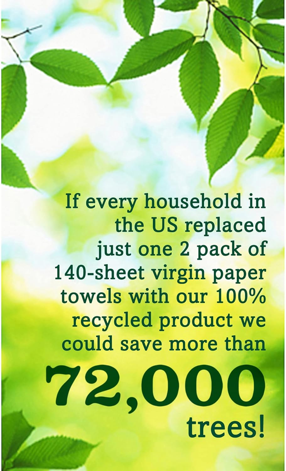 Seventh Generation Paper Towels, Unbleached, Regular Roll - 6 Count (Pack of 1)