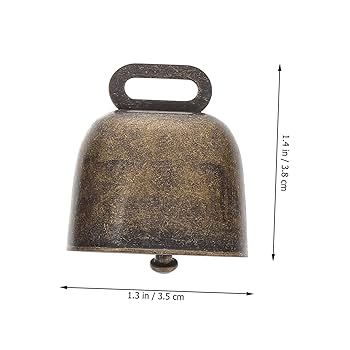 カウベル　(牛追いベル)　鐘 アンティーク　呼び鈴 Amazon | ERINGOGO 12個 牛の鈴 カウベル 牛の大きな青銅の鐘