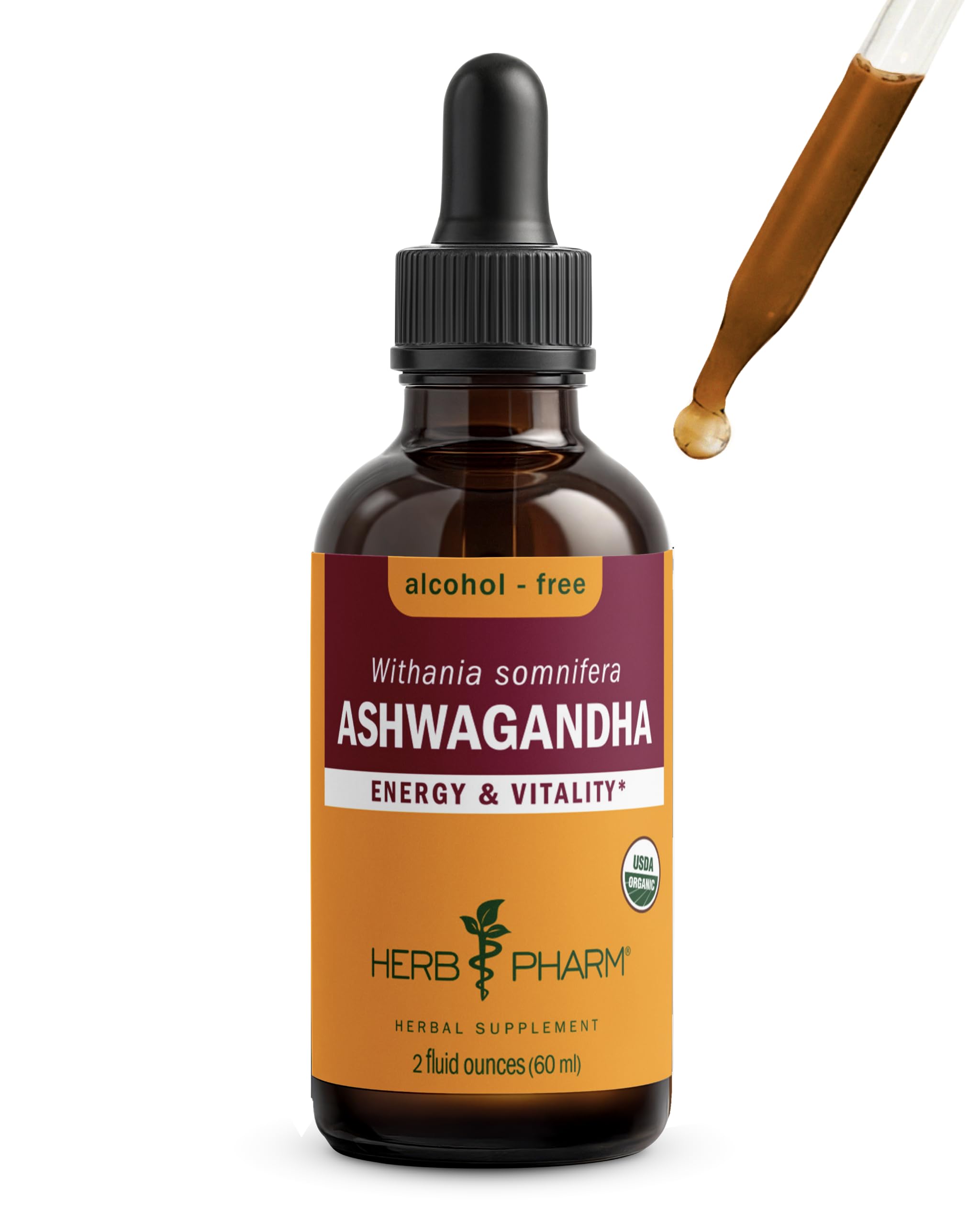 Herb Pharm Organic Ashwagandha Liquid Extract, Alcohol-Free: Mood Support Supplement, Vegan Ashwagandha Root Glycerite, Tasty Non-Bitter Adaptogen Extract for Adults, Non-GMO, 1 Oz — Amazon image 16